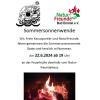 Einladung zur Sommersonnenwende mit Lagerfeuer