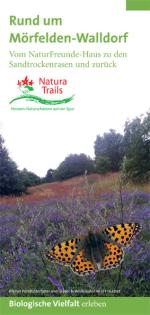 Titel Flyer Natura Trail "Rund um Mörfelden-Walldorf"